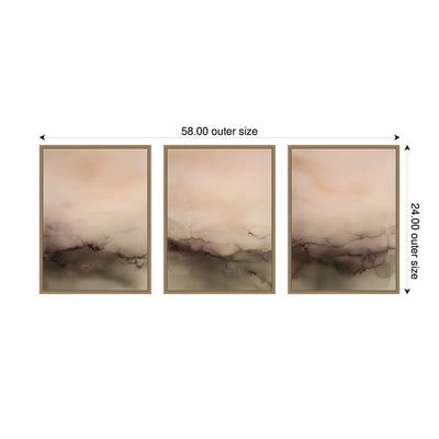Dawn No.
1, No.
2, & No.
3 3 Piece Framed Canvas Wall Art Set by Amy Lighthall