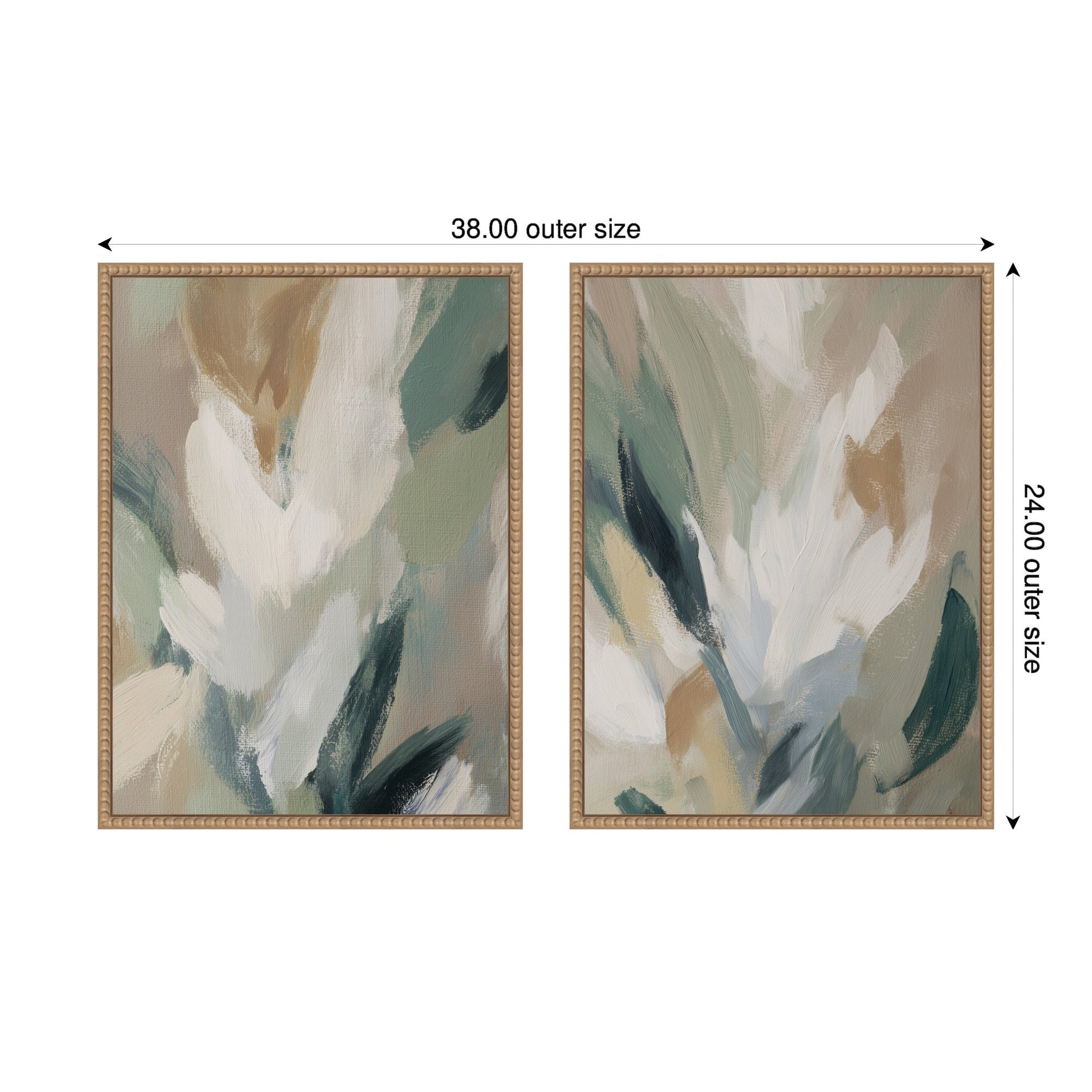 Plant Form No.
1 & No.
2 2 Piece Framed Canvas Wall Art Set by Amy Lighthall