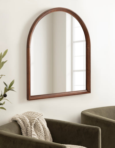 Hatherleigh Arch Wood Wall Mirror