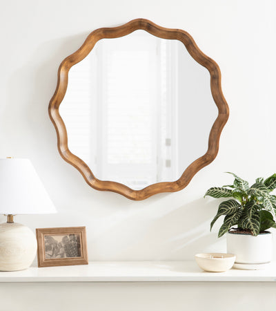 Hatherleigh Round Scallop Mirror