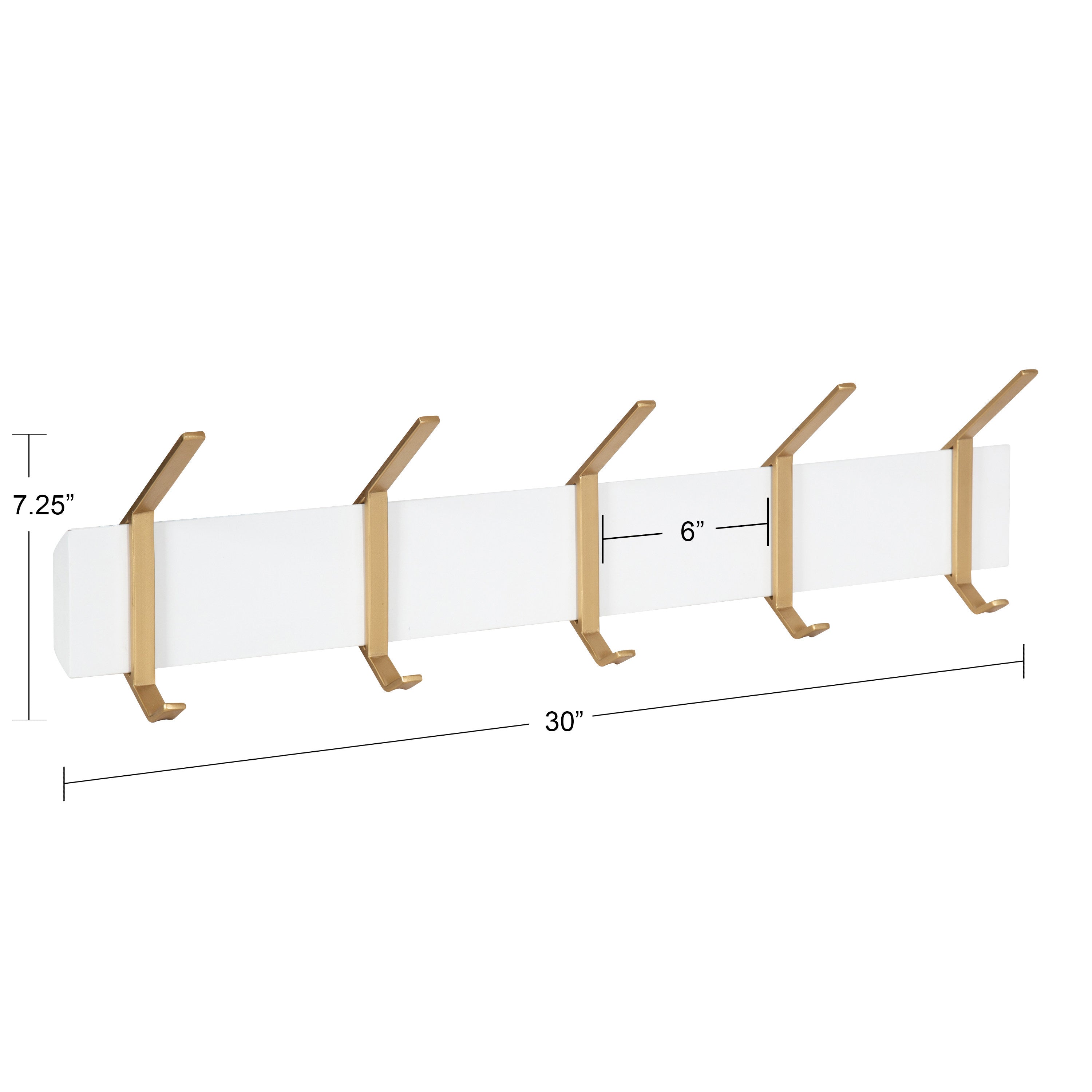 Rossmore Wood and Metal Hooks by kateandlaurel - product image 9 for Resin Society