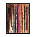 Sylvie Records Framed Canvas by Robert Cadloff of Bomobob