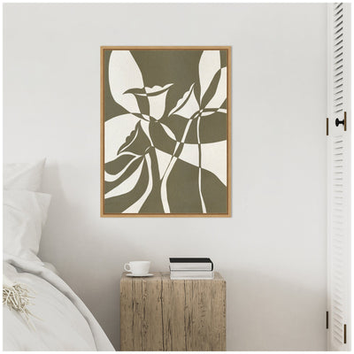 Sylvie Bound by Beauty 4 Framed Canvas by Shatha Al Dafai