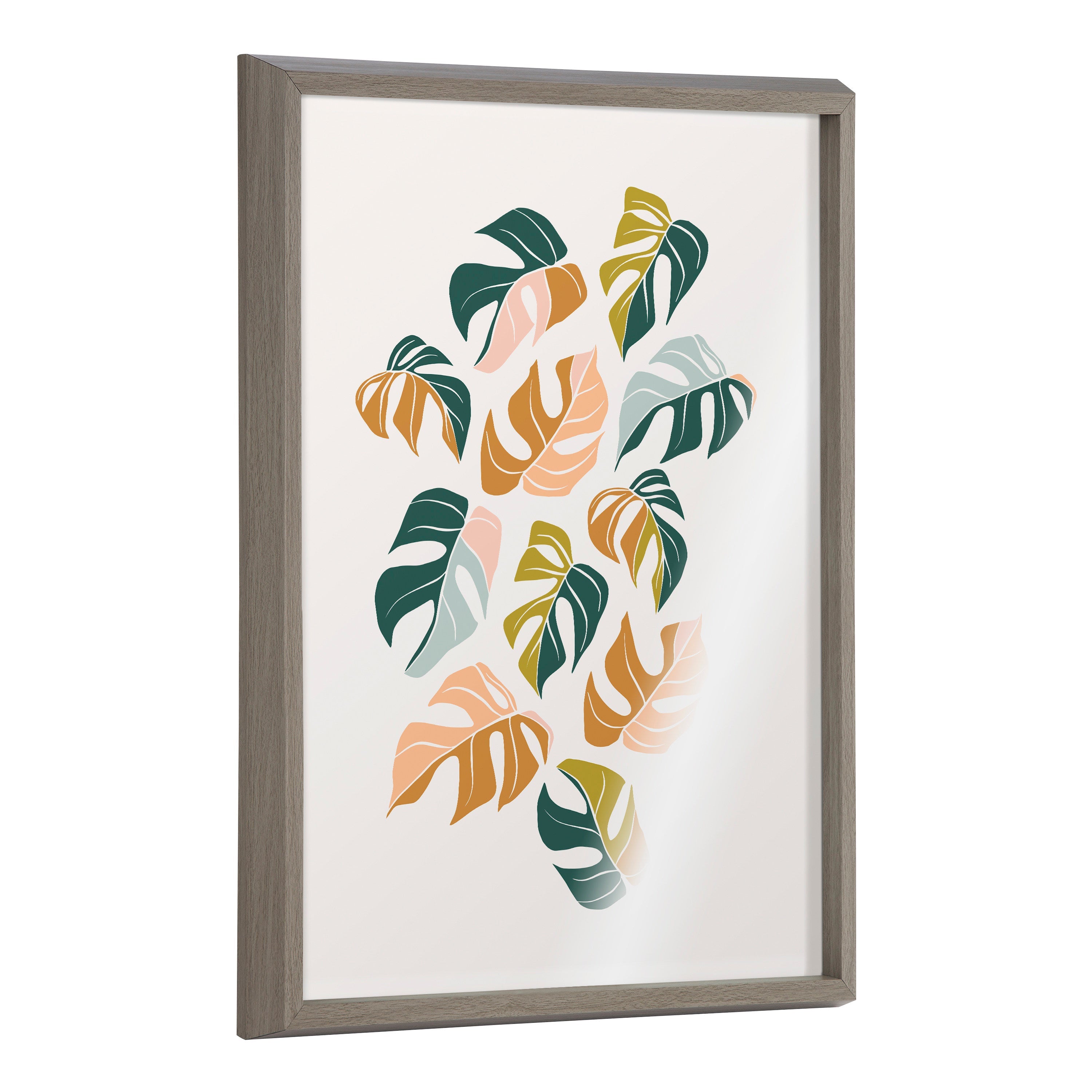 Blake Tropical Leaves 02 Framed Printed Glass by Alicia Schultz by kateandlaurel - product image 7 for Resin Society