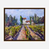 Chablis Vineyard Artist Enhanced Canvas Print by John Beard Collection - product image 7 for Resin Society