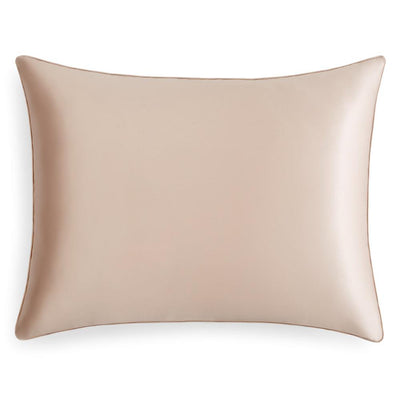 Charmeuse Mulberry Silk Pillowcase with Classic Piping by Perle Silk - product image 3 for Resin Society