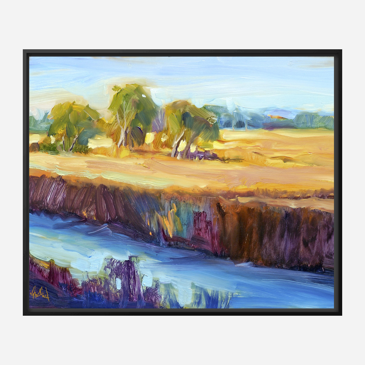 Charleston Marsh Artist Enhanced Canvas Print by John Beard Collection - product image 5 for Resin Society