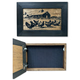 Chicken Farm Hidden Gun Safe by Bellewood Designs - main product image for Resin Society