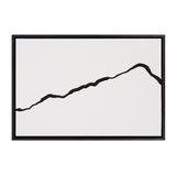 Sylvie Elevated Abstract Minimalist Mountain Landscape Framed Canvas by kateandlaurel - product image 8 for Resin Society