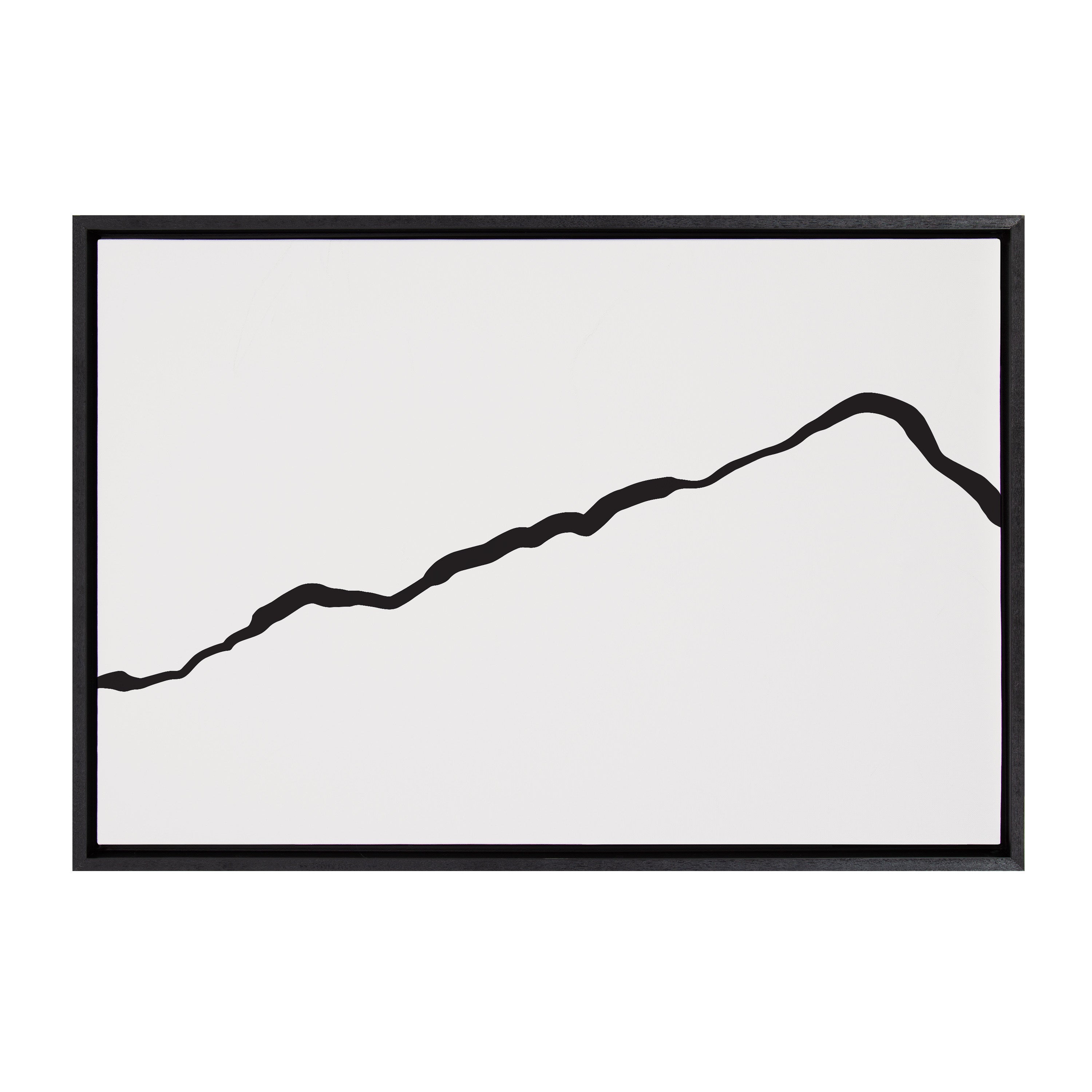 Sylvie Elevated Abstract Minimalist Mountain Landscape Framed Canvas by kateandlaurel - product image 8 for Resin Society