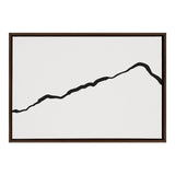 Sylvie Elevated Abstract Minimalist Mountain Landscape Framed Canvas by kateandlaurel - product image 2 for Resin Society
