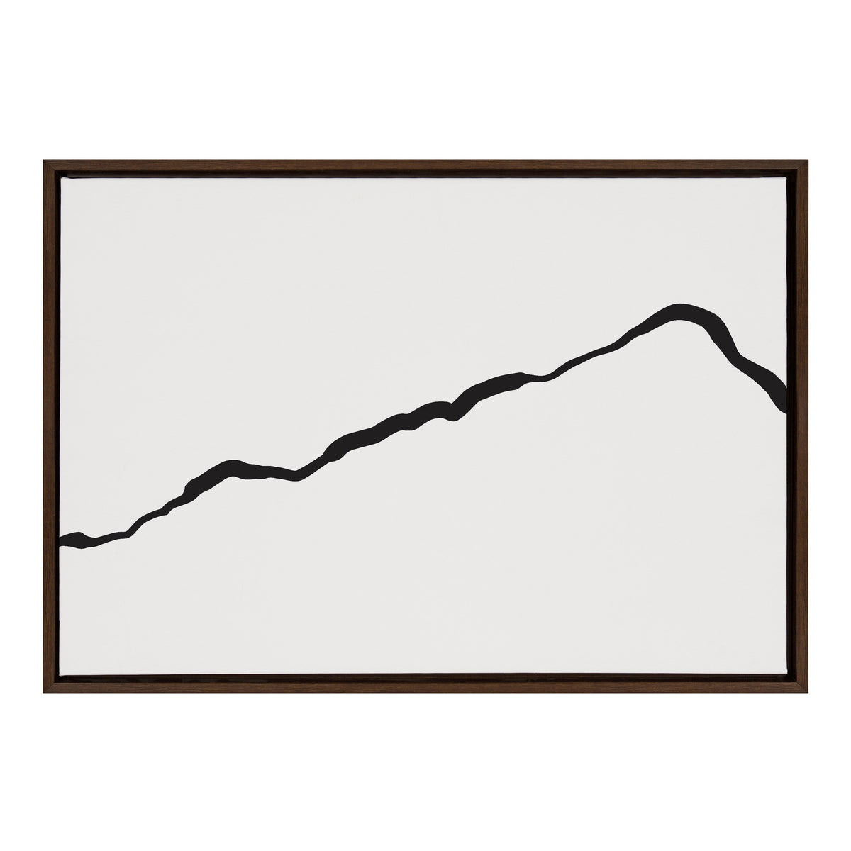 Sylvie Elevated Abstract Minimalist Mountain Landscape Framed Canvas by kateandlaurel - product image 2 for Resin Society