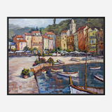 Cinque Terre Enhanced Canvas Print by John Beard Collection - product image 5 for Resin Society