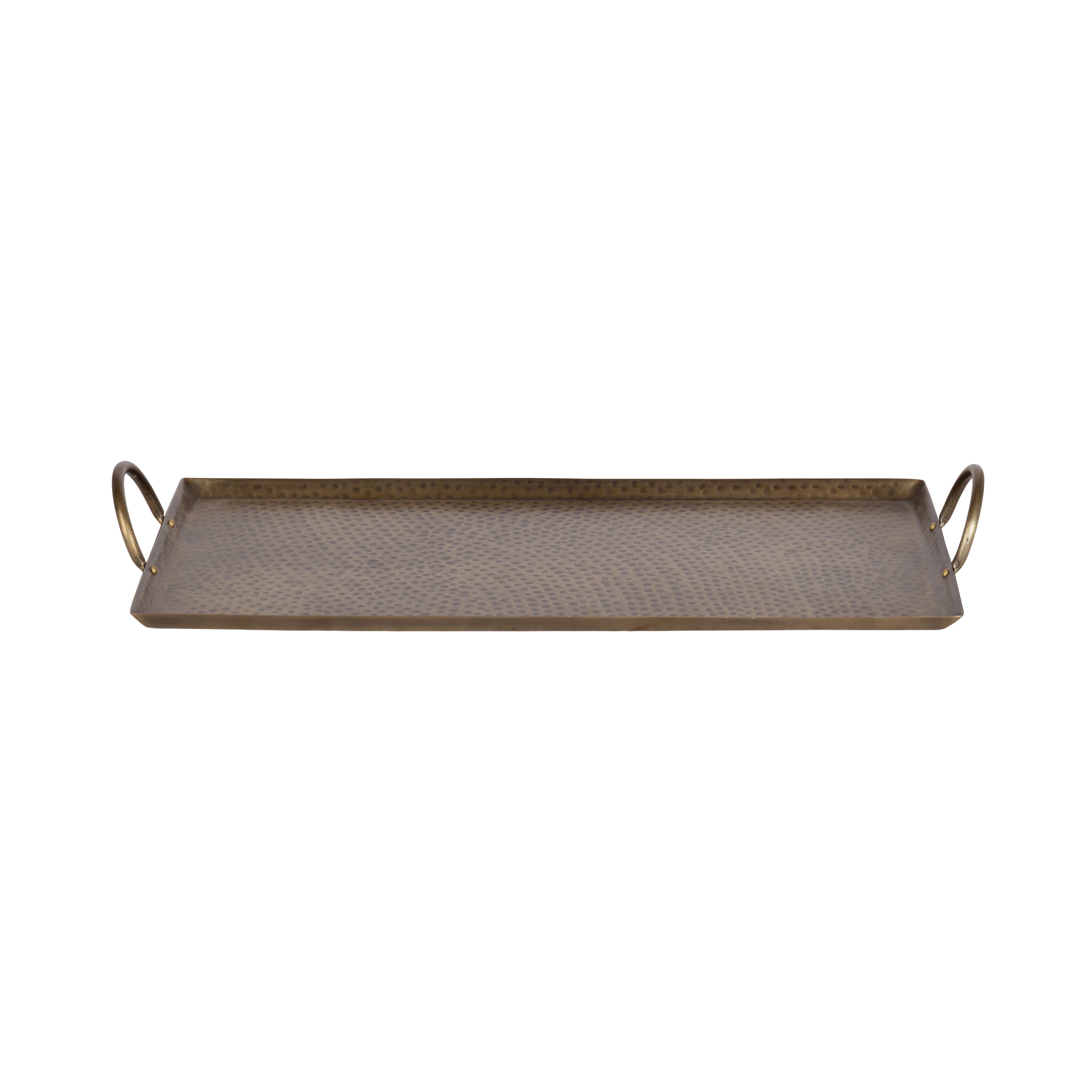 Sanzo Hammered Rectangle Metal Tray
