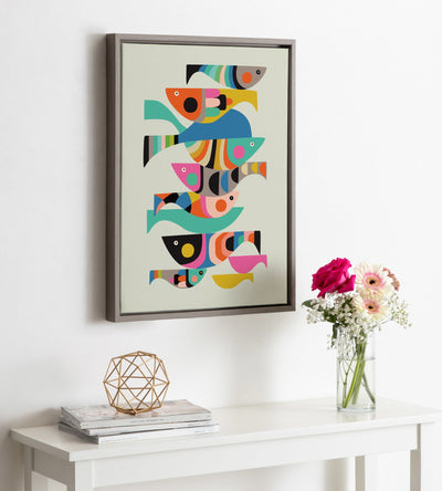 Sylvie Under the Sea Framed Canvas by kateandlaurel - product image 6 for Resin Society