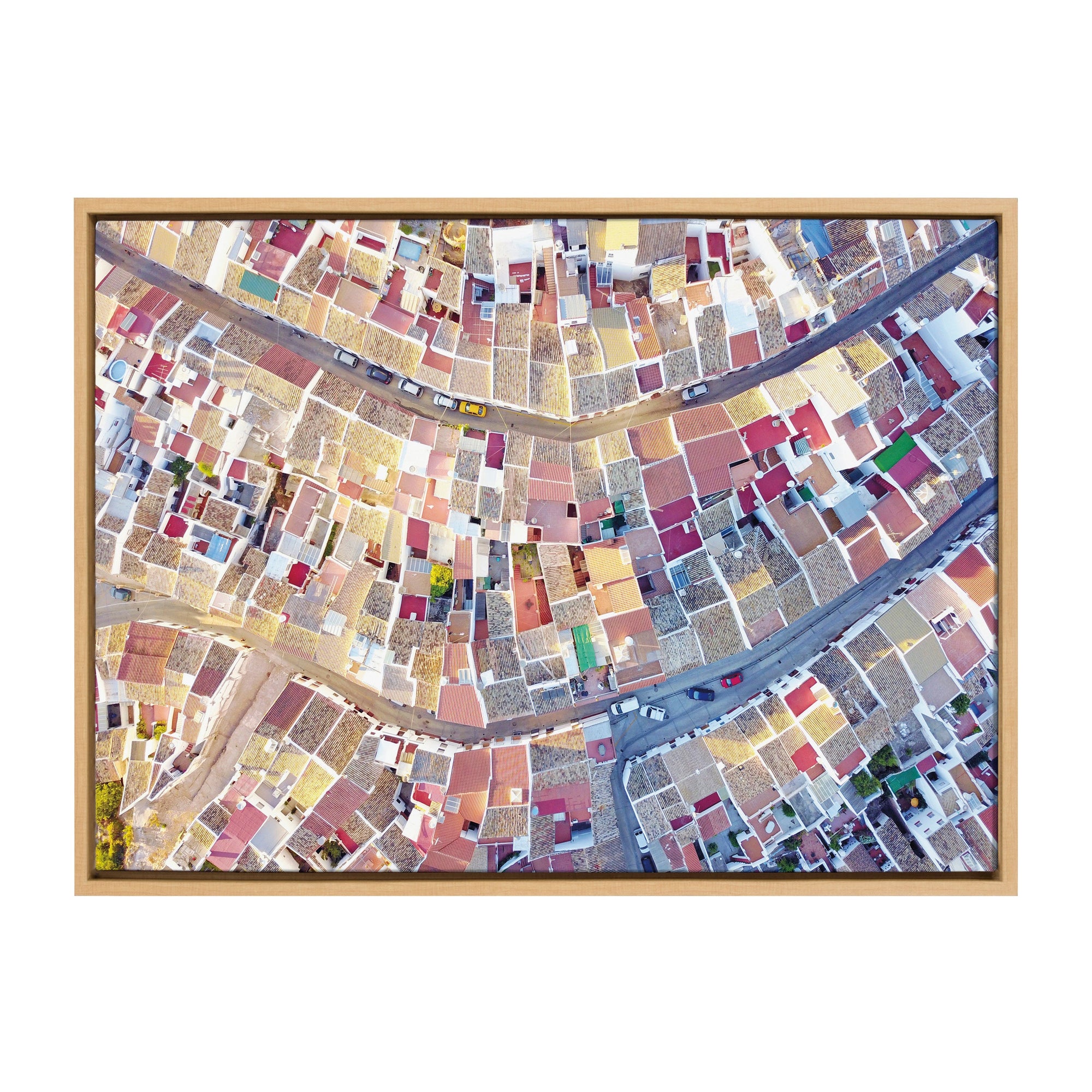 Sylvie Spain 4 Framed Canvas by Rachel Bolgov by kateandlaurel - product image 9 for Resin Society