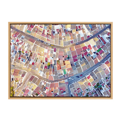 Sylvie Spain 4 Framed Canvas by Rachel Bolgov by kateandlaurel - product image 9 for Resin Society