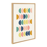 Sylvie Abstract Shapes Framed Canvas Set by Apricot and Birch by kateandlaurel - product image 2 for Resin Society