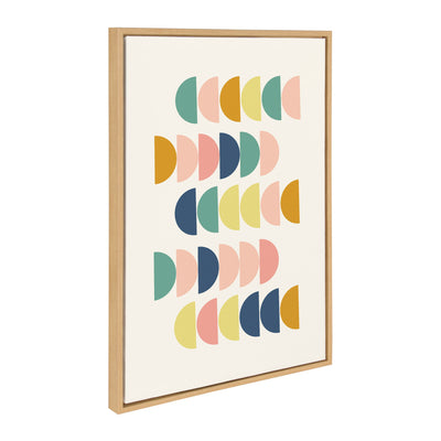 Sylvie Abstract Shapes Framed Canvas Set by Apricot and Birch by kateandlaurel - product image 2 for Resin Society