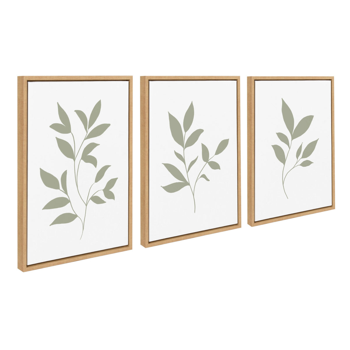 Sylvie Modern Sage Green Botanical Outdoor Nature Print 1 by kateandlaurel - main product image for Resin Society