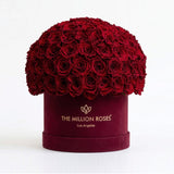Classic Bordeaux Suede Superdome Box by The Million Roses - main product image for Resin Society