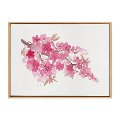 Sylvie Cherry Blossom Framed Canvas by kateandlaurel - product image 10 for Resin Society