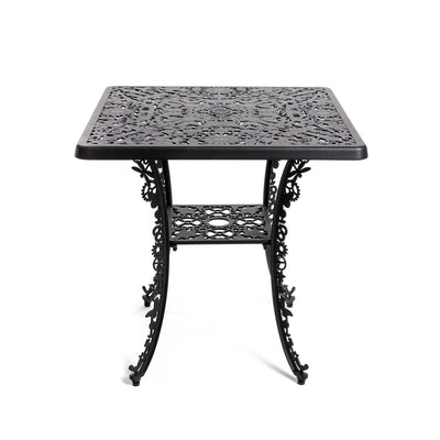 Industry Collection Aluminium Square Table Black by DEKOR - Resin Society
