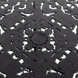 Industry Collection Aluminium Square Table Black by DEKOR - product image 4 for Resin Society