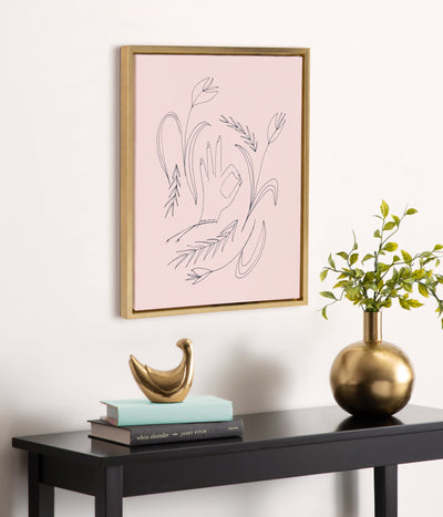 Sylvie We Are All OK Framed Canvas by kateandlaurel - product image 7 for Resin Society