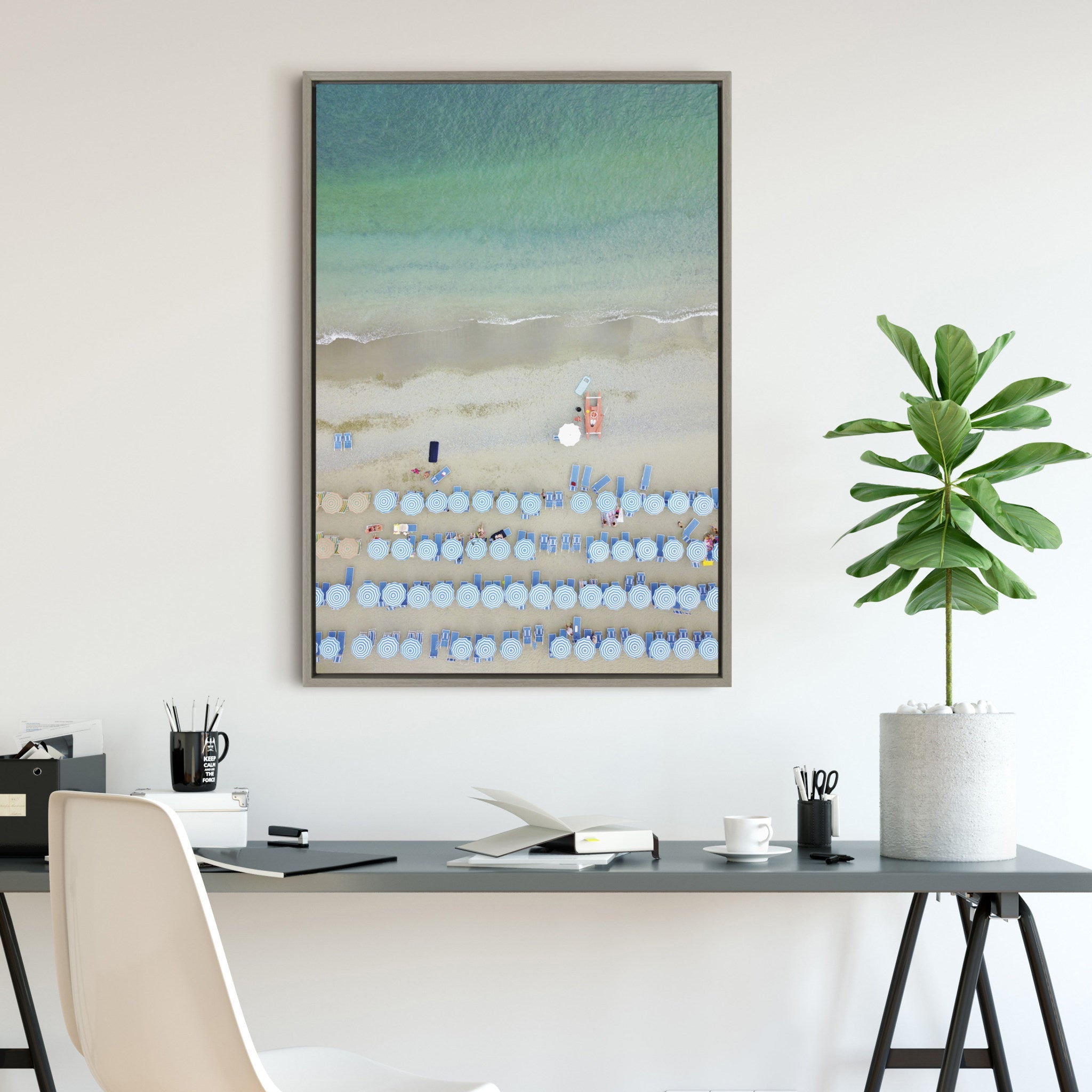 Sylvie Monterosso 12 Framed Canvas by kateandlaurel - product image 8 for Resin Society
