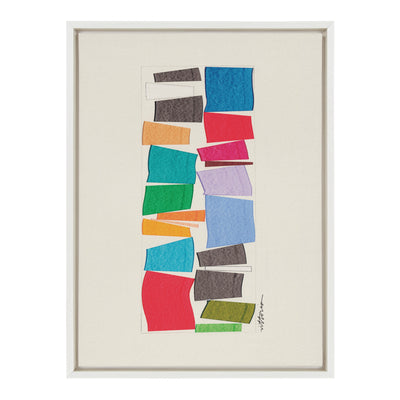 Sylvie I Am A Collector Framed Canvas by Amber Vittoria