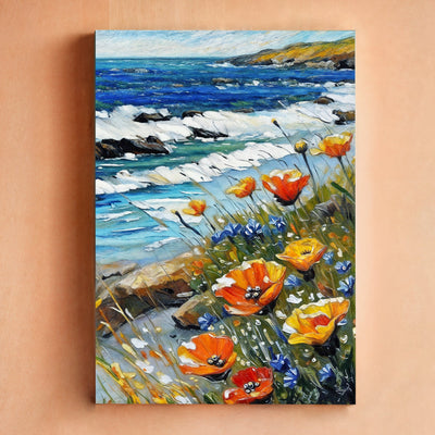 Canvas Print: "Coastal Blooms" by Tailored Canvases - product image 3 for Resin Society
