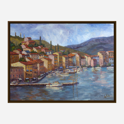 Coastal Italy Artist Enhanced Canvas Print by John Beard Collection - product image 7 for Resin Society