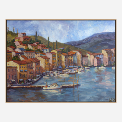 Coastal Italy Artist Enhanced Canvas Print by John Beard Collection - product image 8 for Resin Society