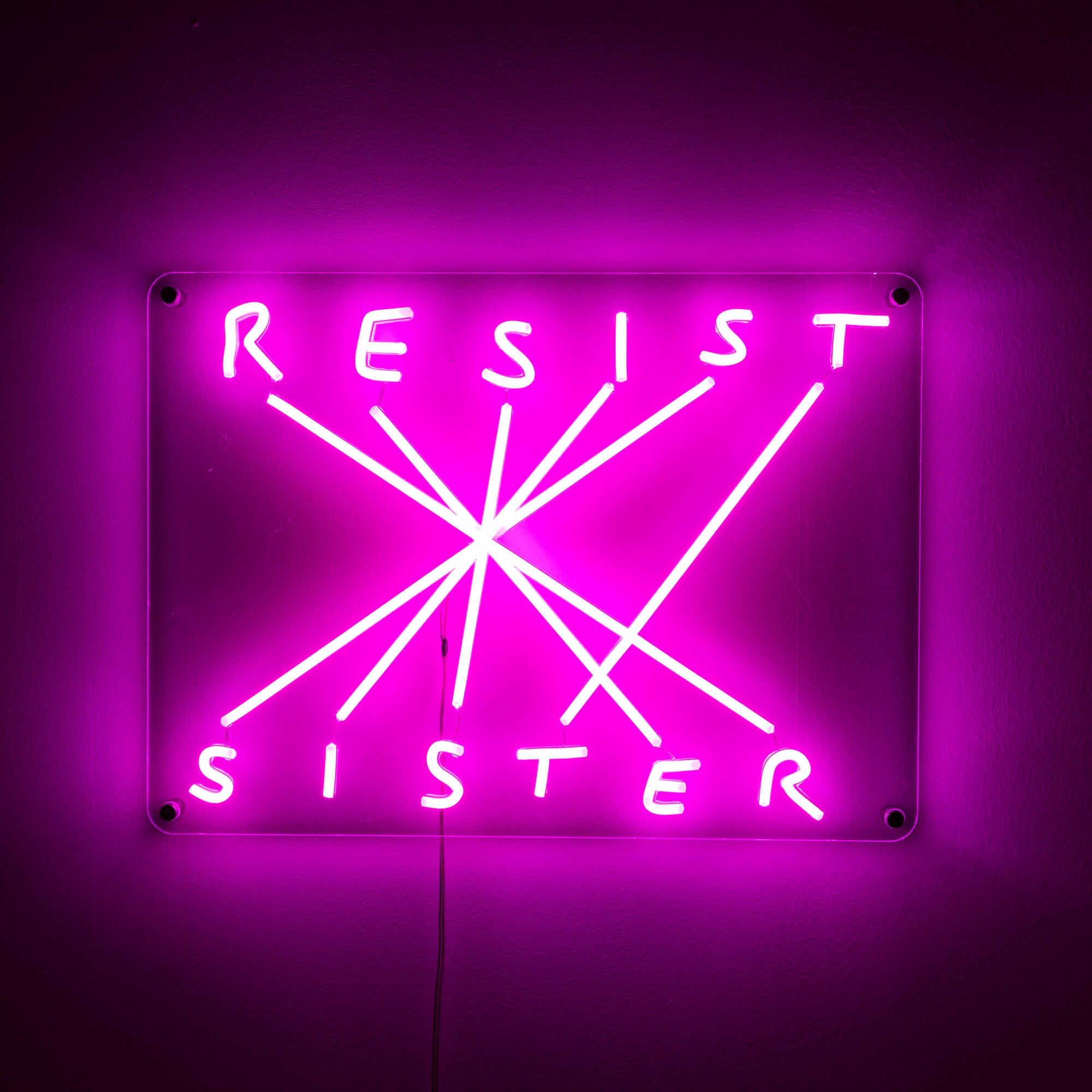 Resist Sister Led Lamp by DEKOR - main product image for Resin Society
