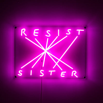 Resist Sister Led Lamp by DEKOR - main product image for Resin Society