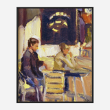 Coffee Break Artist Enhanced Canvas Print by John Beard Collection - product image 5 for Resin Society