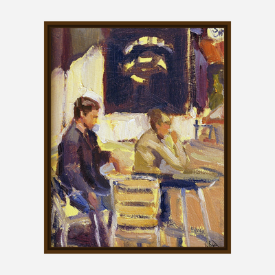 Coffee Break Artist Enhanced Canvas Print by John Beard Collection - product image 7 for Resin Society
