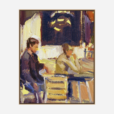 Coffee Break Artist Enhanced Canvas Print by John Beard Collection - product image 8 for Resin Society