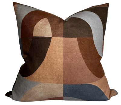 Colonnade Pillow Cover in Cinnabar, Kelly Wearstler Textiles