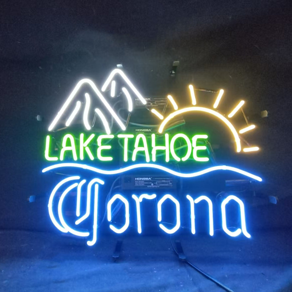Lake Tahoe Corona Extra Sunrise Mountain Neon Signs Light by Neon Signs Land - product image 4 for Resin Society