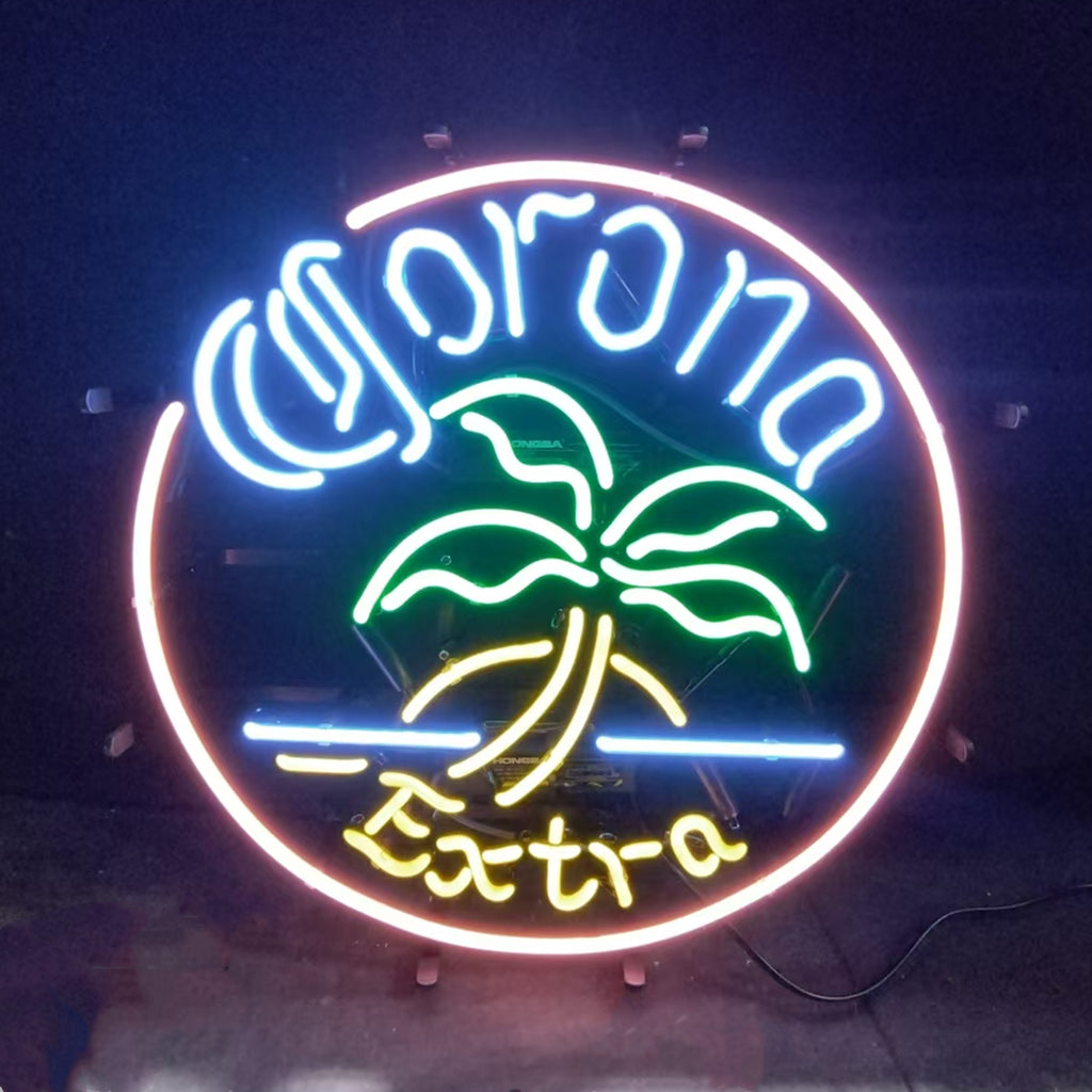 Corona Extra Palm Tree Parrot Neon Signs by Neon Signs Land - main product image for Resin Society
