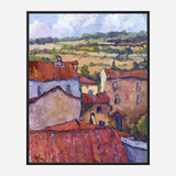 Cortona Vista Artist Enhanced Canvas Print by John Beard Collection - product image 5 for Resin Society