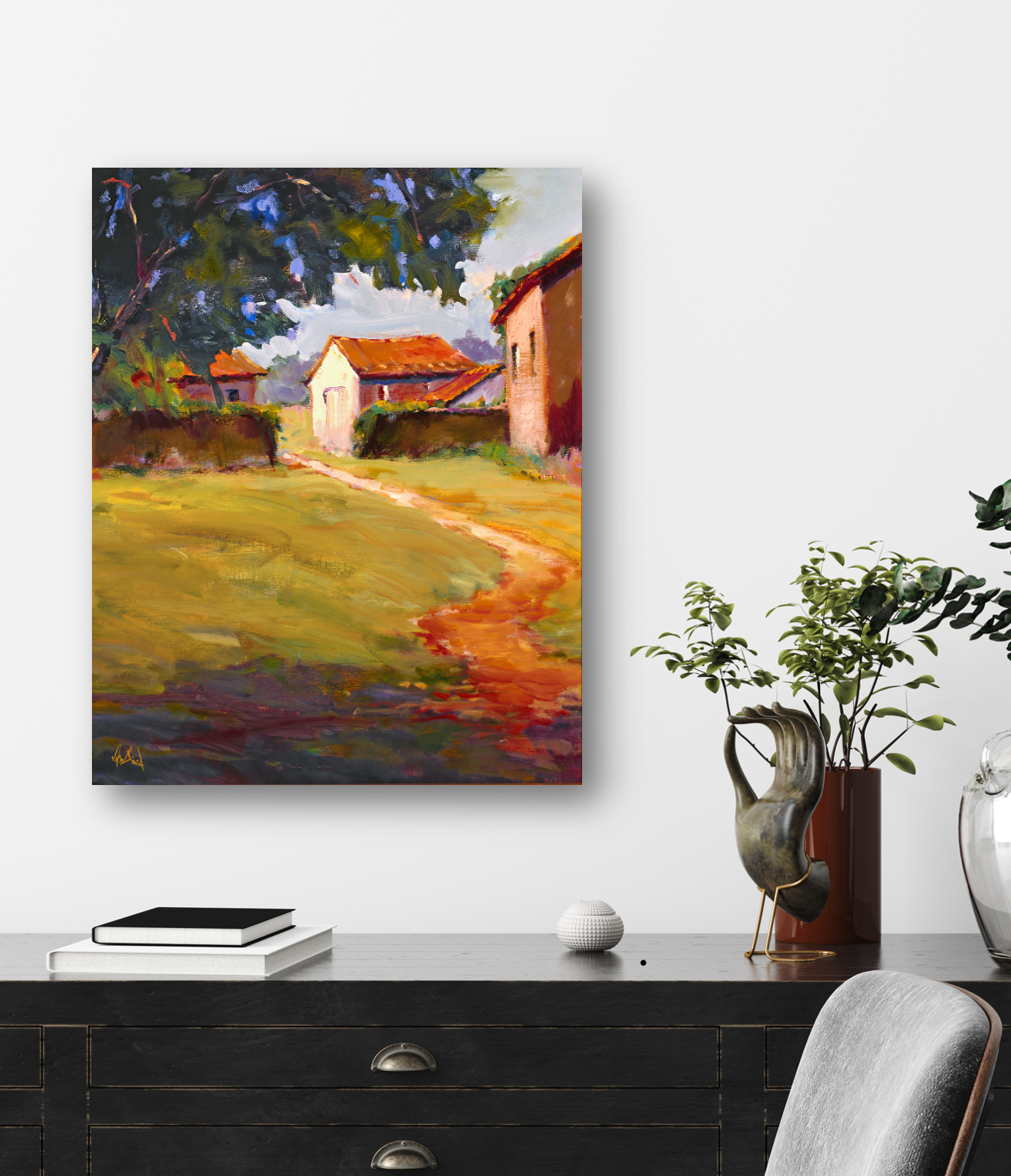 Country Living Artist Enhanced Canvas Print