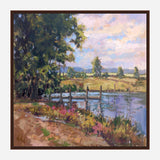 Country Pond Artist Canvas Enhanced Print by John Beard Collection - product image 7 for Resin Society