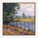 Country Pond Artist Canvas Enhanced Print by John Beard Collection - product image 8 for Resin Society