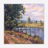 Country Pond Artist Canvas Enhanced Print by John Beard Collection - product image 6 for Resin Society