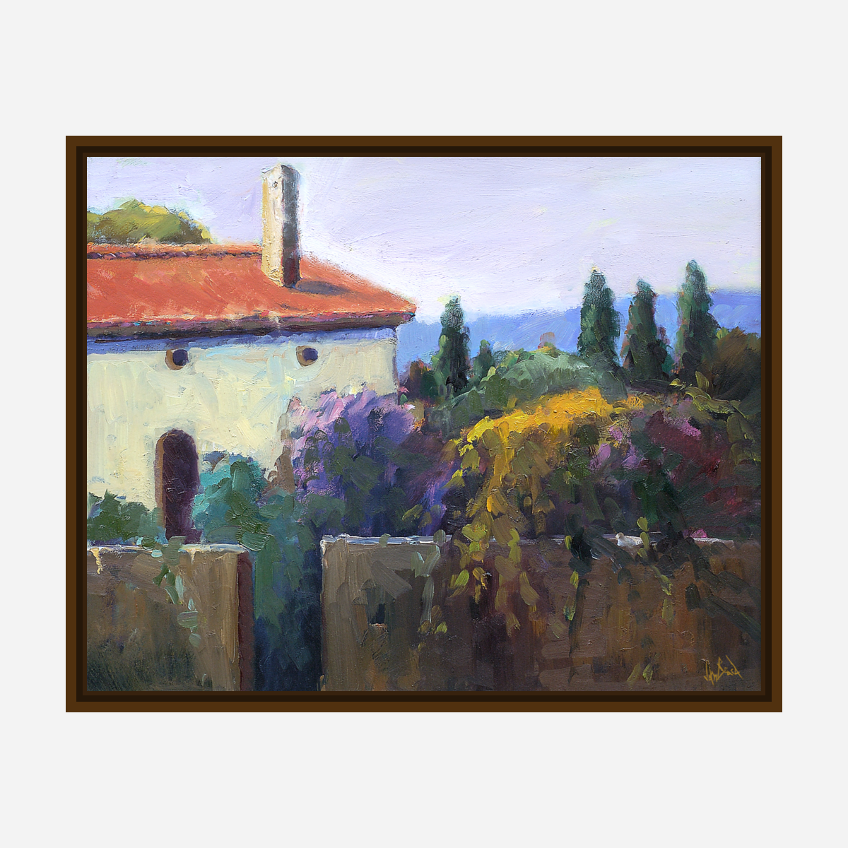 Country Serenity Artist Enhanced Canvas Print