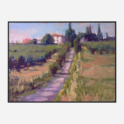 Country Vineyard Artist Enhanced Canvas Print