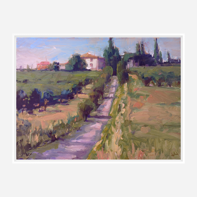 Country Vineyard Artist Enhanced Canvas Print